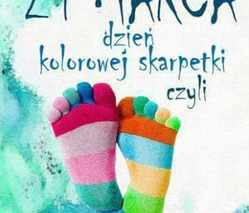 Plakat 21 marca, dzień świadomości Zespołu Downa